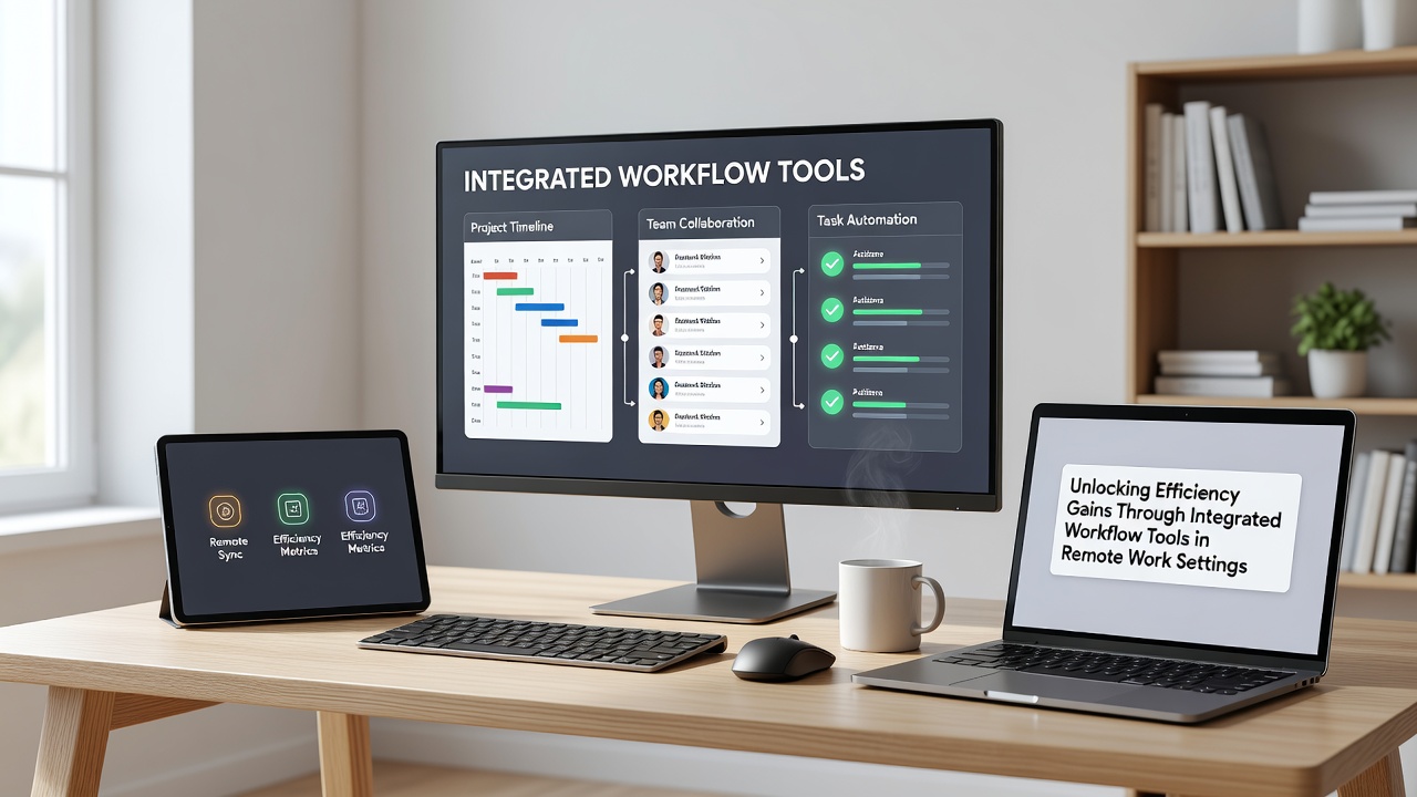 Unlocking Efficiency Gains Through Integrated Workflow Tools in Remote Work Settings